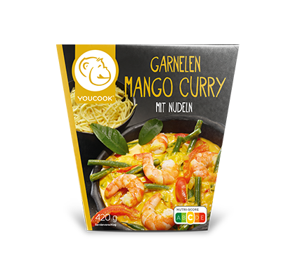 Mahlzeiten: Garnelen Mango Curry